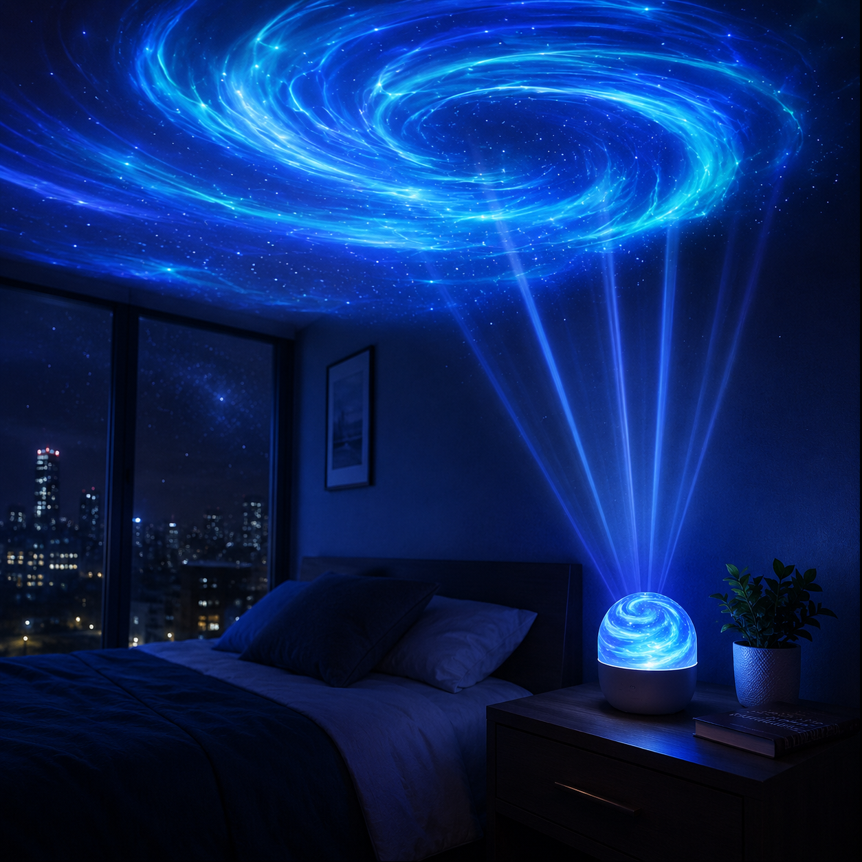Aurora Wave Projector Lamp