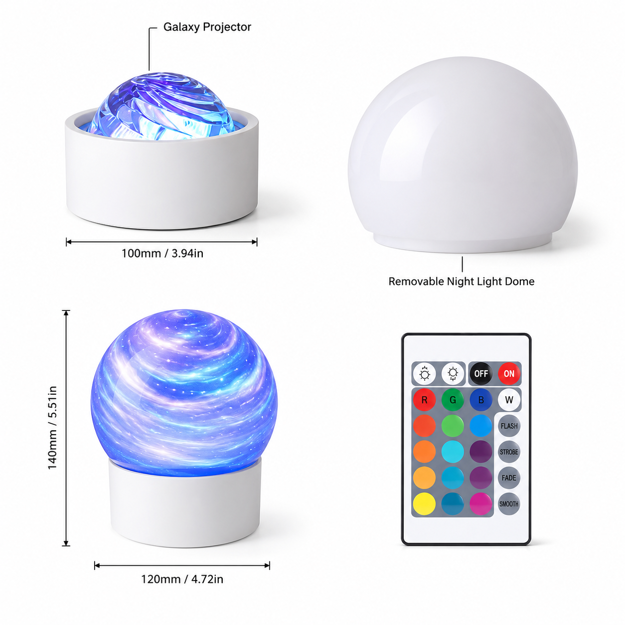 Aurora Wave Projector Lamp