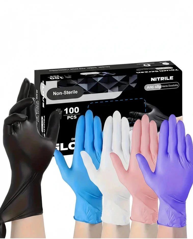 Disposable protective gloves