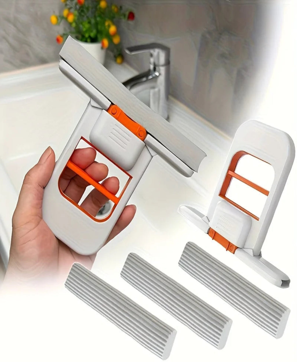 Self-Squeezing Mini Mop
